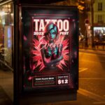 Download Tattoo Fest Card Printable PSD Template 3