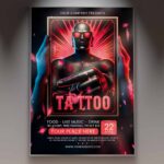 Download Tattoo Fest Event Card Printable PSD Template 1