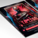 Download Tattoo Fest Event Card Printable PSD Template 2