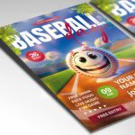 Download Baseball Day Card Printable PSD Template 2
