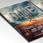 Download Baseball Game Card Printable PSD Template 2