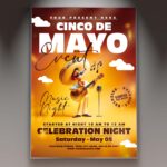 Download Cinco De Mayo Event Card Printable PSD Template 1