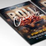 Download Crawfish Boil Card Printable PSD Template 2