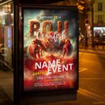 Download Crawfish Boil Event Card Printable PSD Template 3