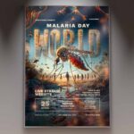 Download Malaria Day Card Printable PSD Template 1