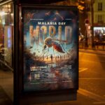 Download Malaria Day Card Printable PSD Template 3