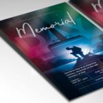 Download Memorial Day 2024 Card Printable PSD Template 2