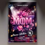 Download Mother Day Card Printable PSD Template 1