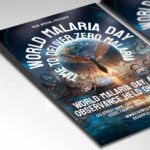Download World Malaria Day Event Card Printable PSD Template 2