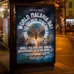 Download World Malaria Day Event Card Printable PSD Template 3