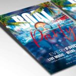 Download Boat Club Party Card Printable PSD Template 2