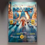 Download Drivers Day Event Card Printable PSD Template 1