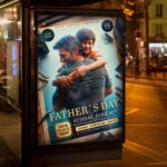 Download Fathers Day 2024 Card Printable PSD Template 3