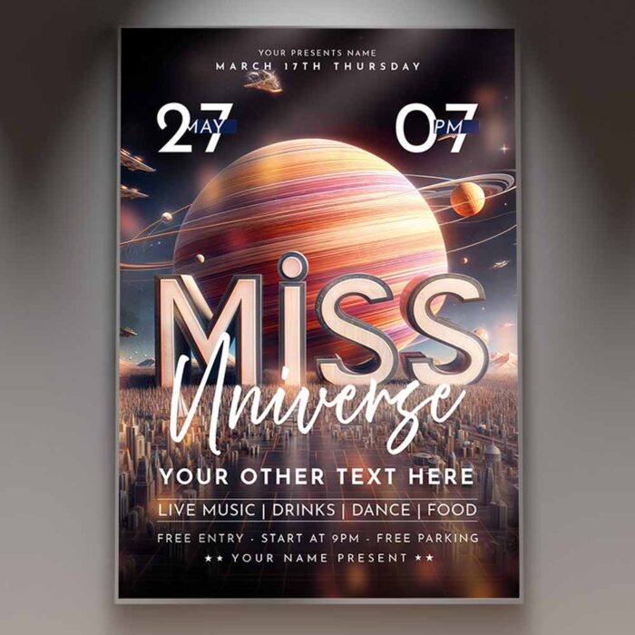 Download Miss Universe 2025 Card Printable PSD Template 1