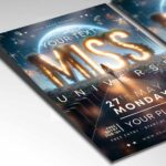 Download Miss Universe Event Card Printable PSD Template 2