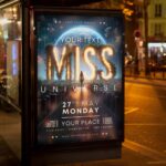 Download Miss Universe Event Card Printable PSD Template 3