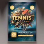 Download Table Tennis 2024 Card Printable PSD Template 1
