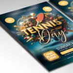 Download Table Tennis 2024 Card Printable PSD Template 2
