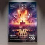 Download The DJ Event Card Printable PSD Template 1
