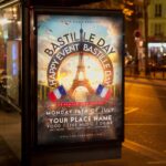 Download Bastille Day Event Card Printable PSD Template 3