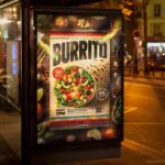 Download Burrito Restaurant Card Printable PSD Template 3