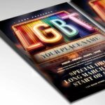 Download LGBT Fest Card Printable PSD Template 2