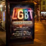 Download LGBT Fest Card Printable PSD Template 3