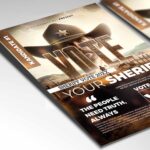 Download Sheriff Event Card Printable PSD Template 2