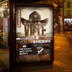Download Sheriff Event Card Printable PSD Template 3