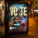 Download Sheriff Vote 2024 Card Printable PSD Template 3