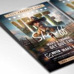 Download Sheriff Vote Night Card Printable PSD Template 2
