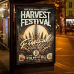 Download Harvest Fest 2025 Card Printable PSD Template 3