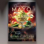 Download Jalapeno Mayo Event Card Printable PSD Template 1