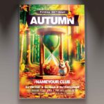 Download Autumn Card Printable PSD Template 1