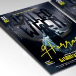 Download Halloween Horror Card Printable PSD Template: Crafting the Perfect Invitation for a Night of Terror 2