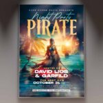 Download Pirate 2025 Card Printable PSD Template 1