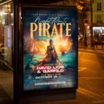 Download Pirate 2025 Card Printable PSD Template 3