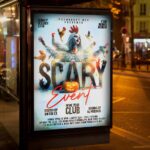 Download Scary Event 2025 Card Printable PSD Template: Your Go-To for Eerie Event Invitations 3