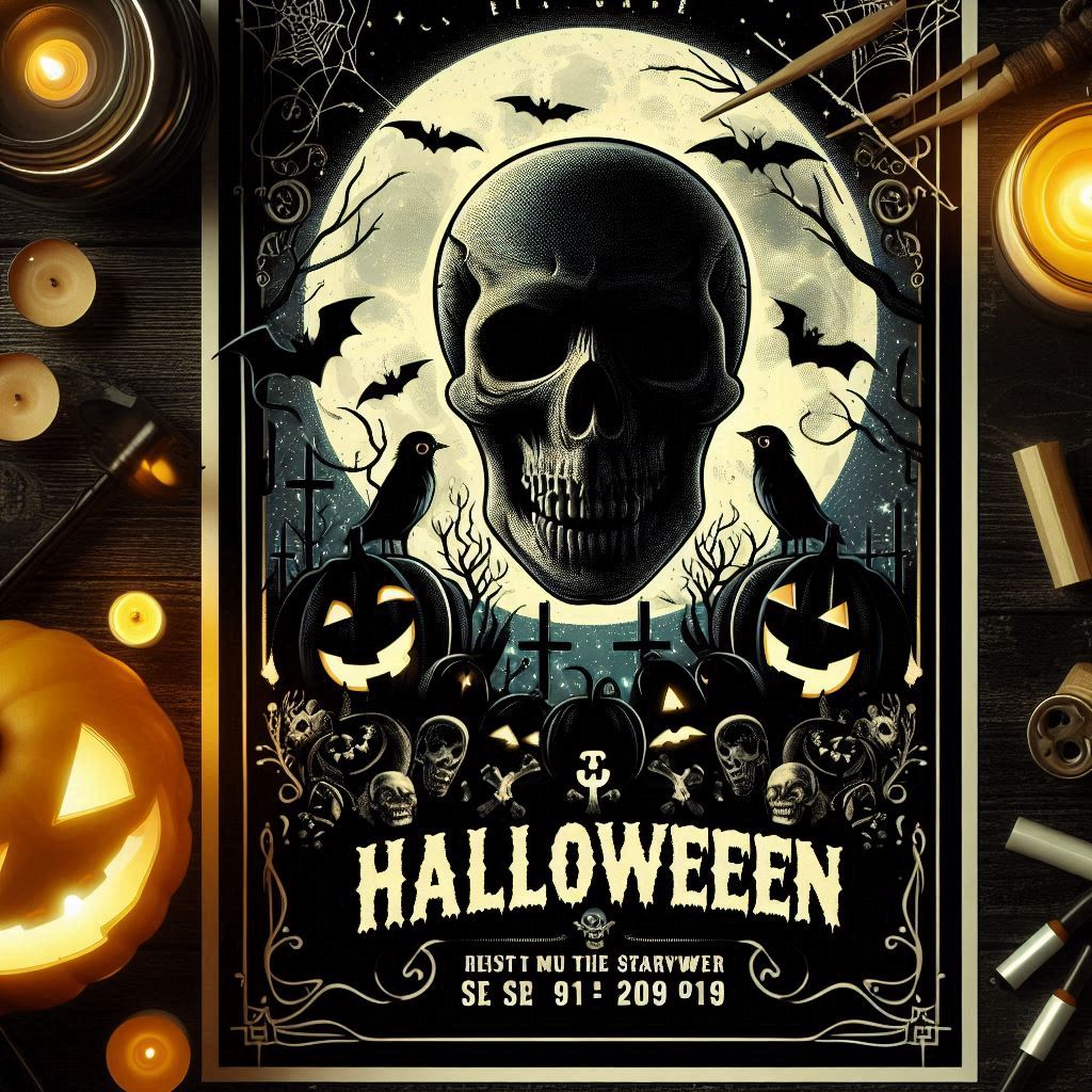 Design Spooky Posters Fast with Our Halloween Poster Template