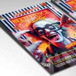 Customizable Beetlejuice Flyer Template with editable text and design elements