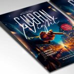 Editable Cuban Nights Event Flyer Template showcasing Cuban culture and nightlife