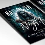 Customizable Scary Voodoo Flyer for Halloween and themed parties