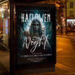 High-resolution Scary Voodoo Night Flyer Template for print and digital promotions