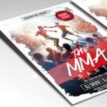 Customizable MMA Flyer Template for various event promotions