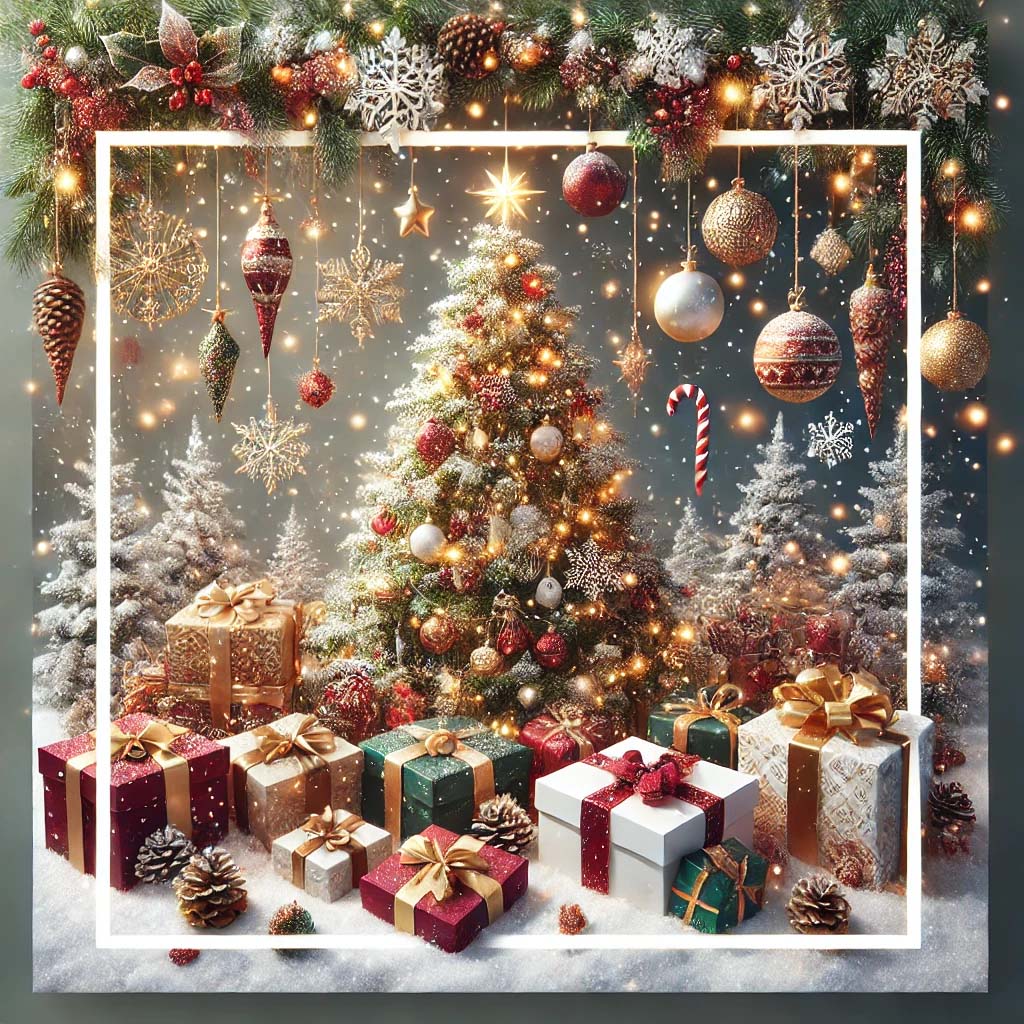 Christmas Flyer Template: A festive flyer design for your Christmas party or event, perfect for spreading holiday cheer.
