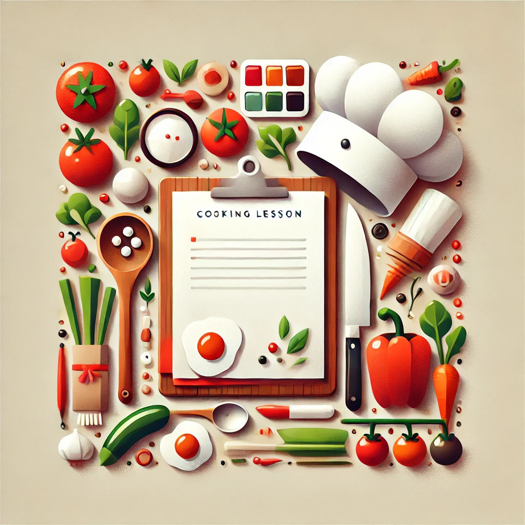 Cook Lesson Flyer Template: An engaging flyer design for your cooking classes.