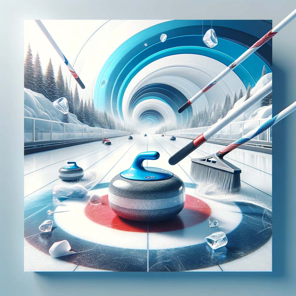 Curling Flyer Template: An engaging design that promotes your next curling event.