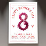 Vibrant and modern women’s event flyer with bold typography and empowering design.