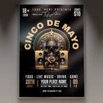 Promotional Cinco De Mayo 2025 Flyer Template for upcoming events.