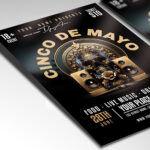 Customizable 2025 Cinco De Mayo Flyer Template for various promotions.